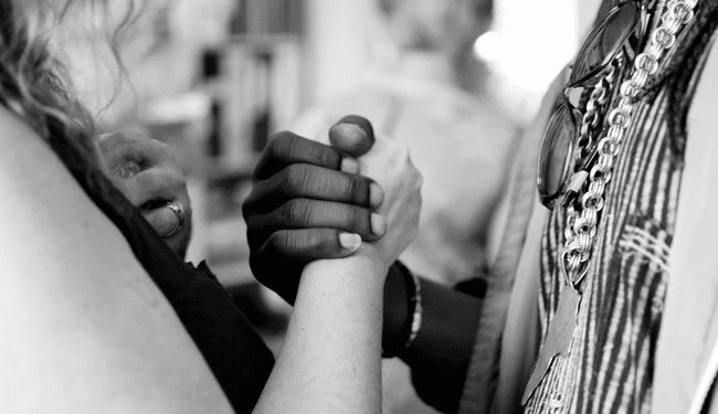 hand in hand