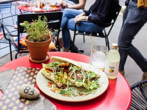 restaurant terras eten