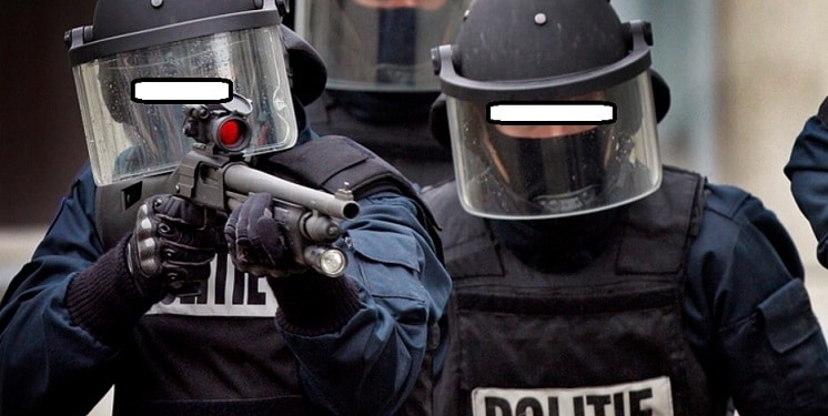 arrestatieteam 800 politie agenten