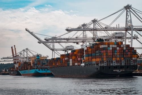 export handel containers haven economie