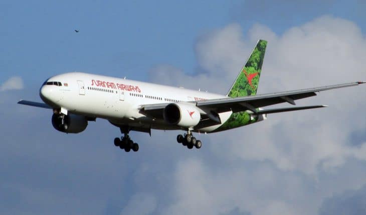 surinam airways slm boeing 777 | GFC