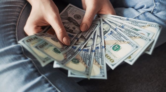 dollars vrouw