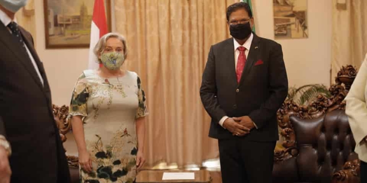 santokhi en nederlandse defensieminister