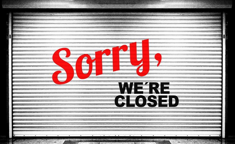 gesloten closed