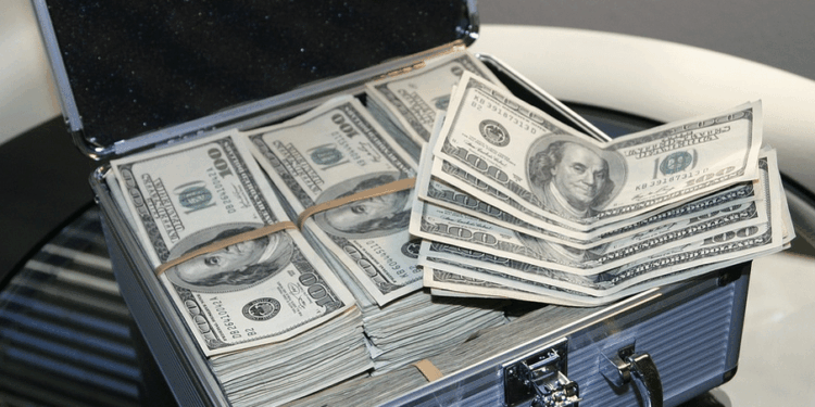 dollars koffer