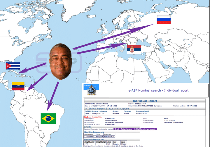 Ex-minister Hoefdraad mogelijk in Cuba, Venezuela, Rusland, Servië of Brazilië