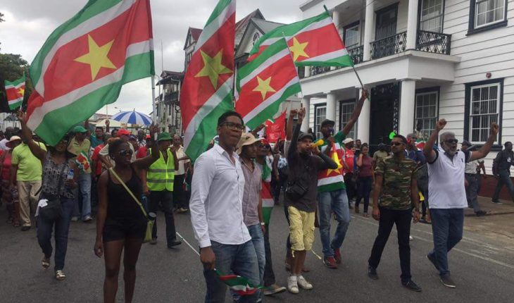 Suriname protest actie | GFC