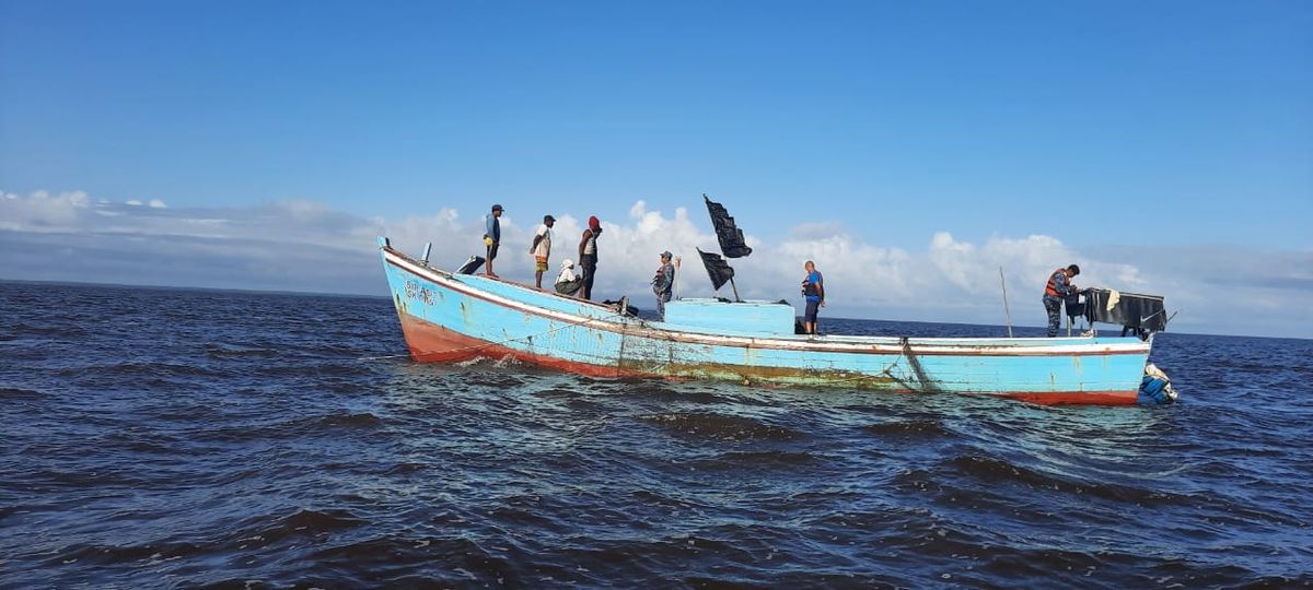 illegale vissersboot