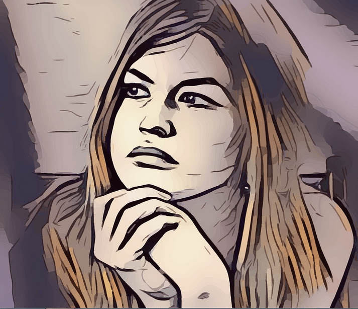 meisje verdriet