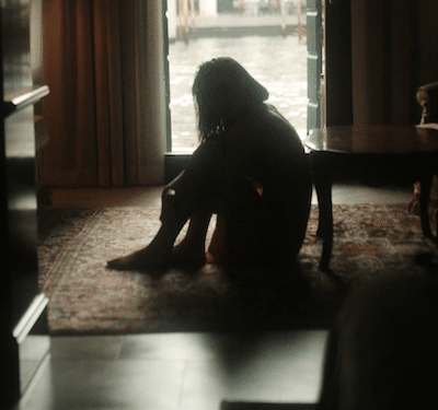 vrouw verdriet huilen depressief