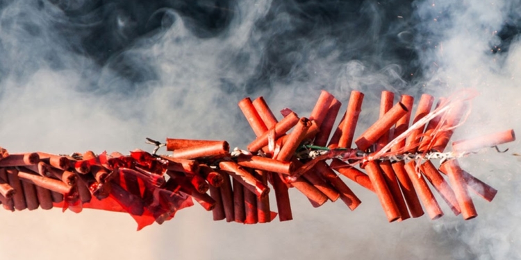 6 Pagara estafette vuurwerk bombel