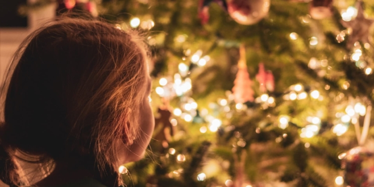 meisje kerst