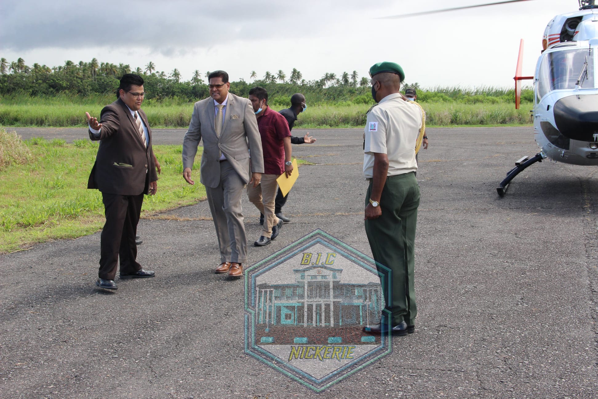 Presidentiële delegatie in Nickerie