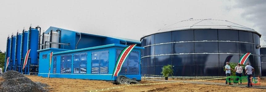 Waterproductiecentrum La Liberté in gebruik genomen