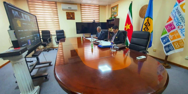 santokhi en ramdin caricom