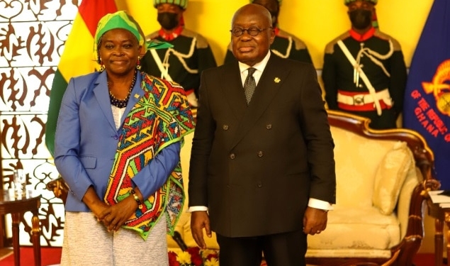 2022.03.22 Ambassadeur Graand Galon President Ghana
