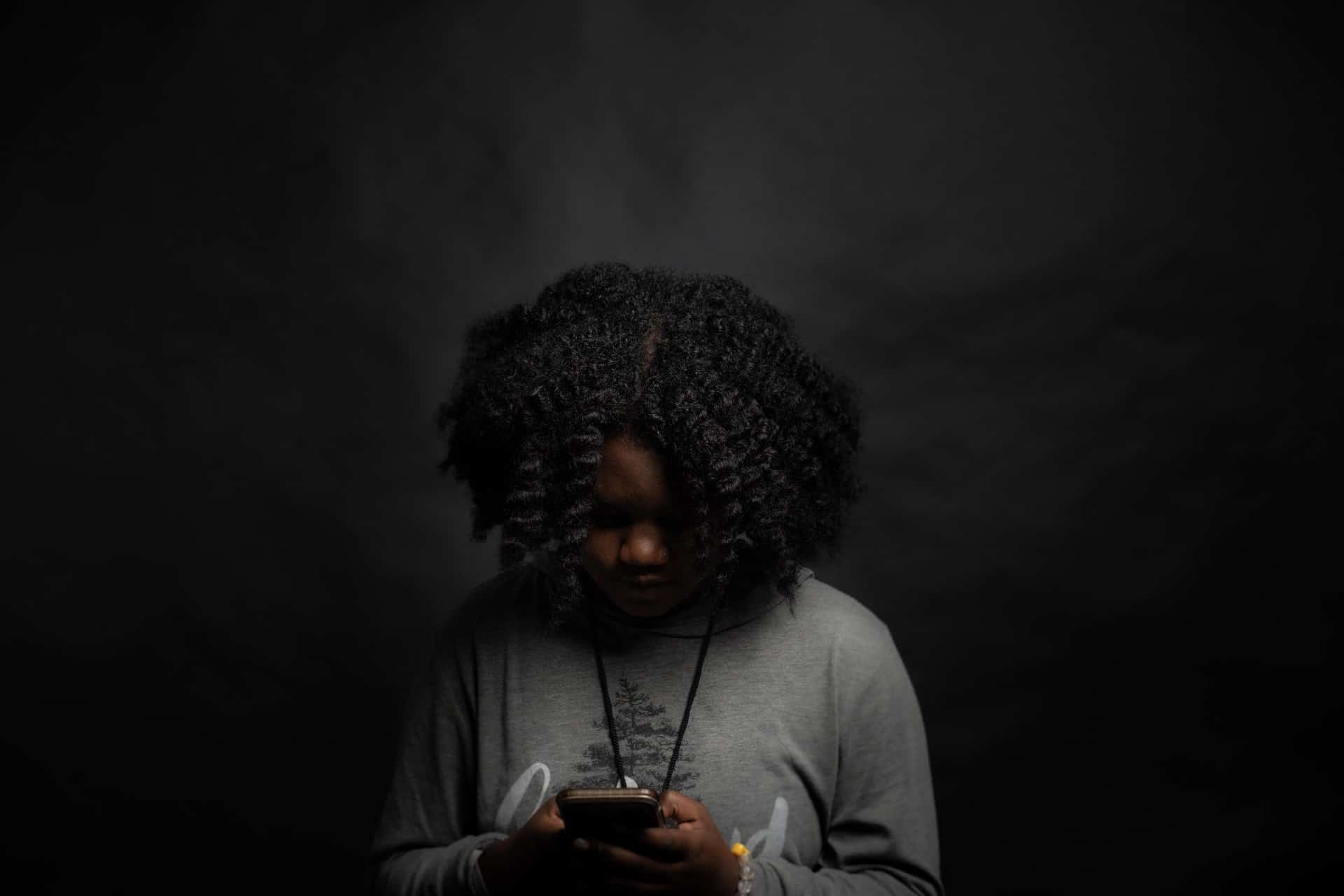 telefoon mobiel vrouw