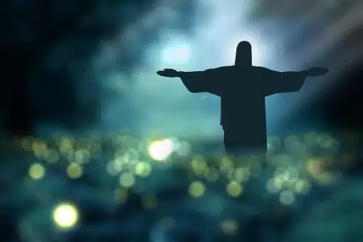 christus standbeeld christenen religie god gebed bidden kerk