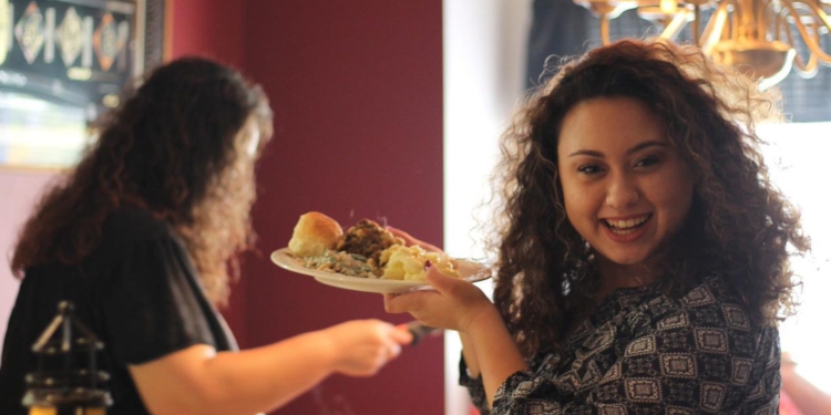 eten vrouw
