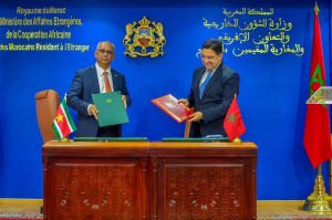 Suriname versterkt bilaterale samenwerking met Marokko 3 ramdin marokko buza | GFC Nieuws