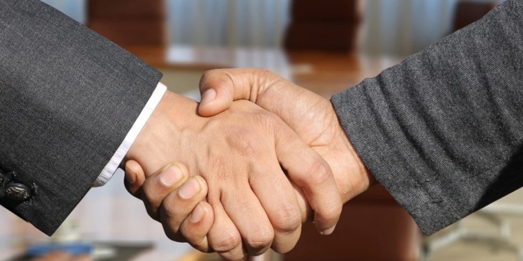 handenschudden business zaken