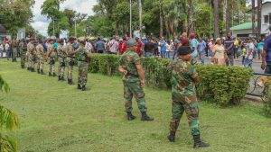 Wegen rondom Onafhankelijkheidsplein vandaag omgelegd protestdemonstratie Organic 2 actie protest militairen | GFC Nieuws