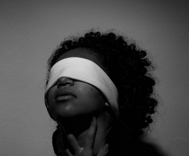 blinddoek vrouw
