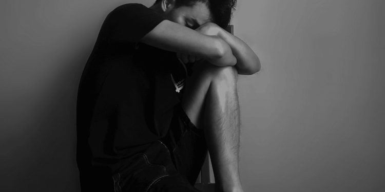 jongen depressief