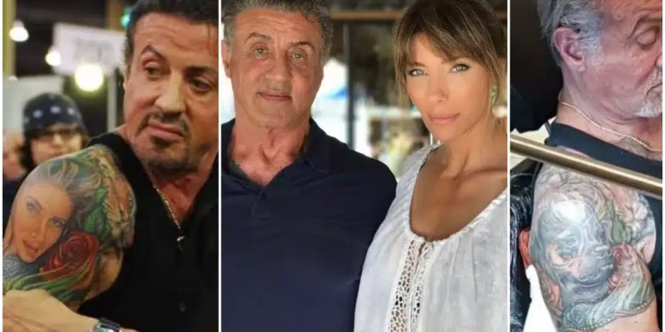 sylvester stallone en echtgenote