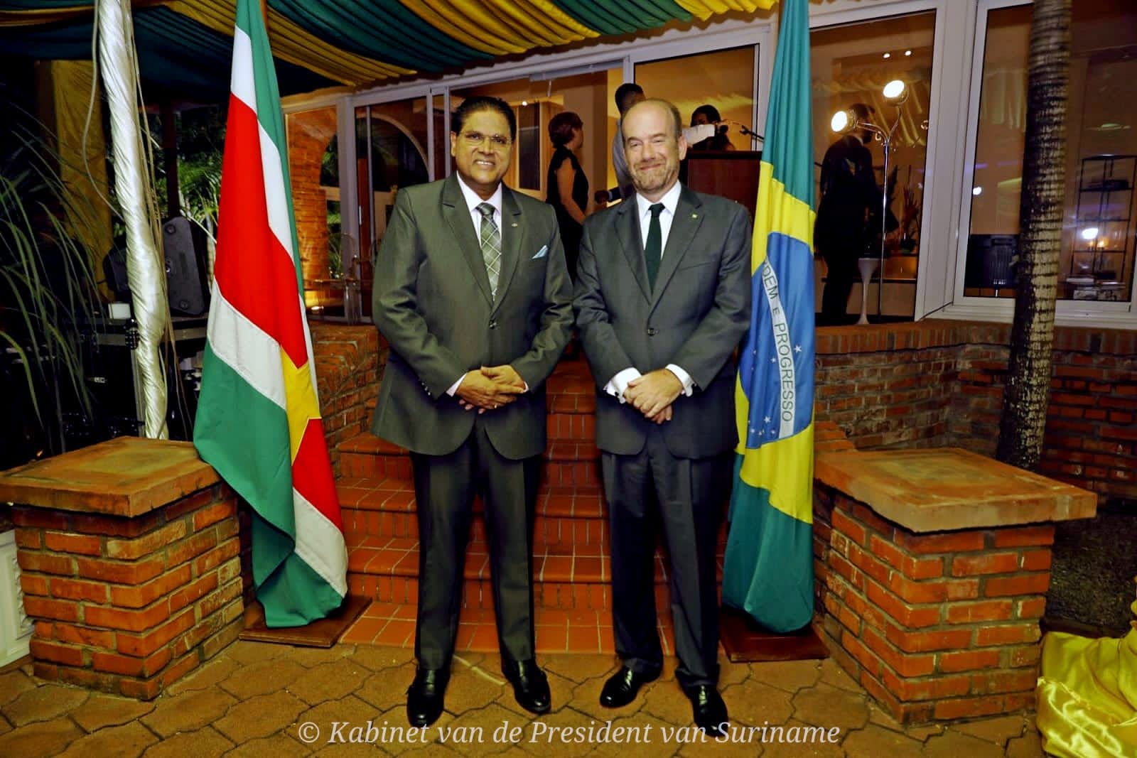 President Santokhi memoreert duurzame relatie bij 200 jaar onafhankelijkheid Brazilie