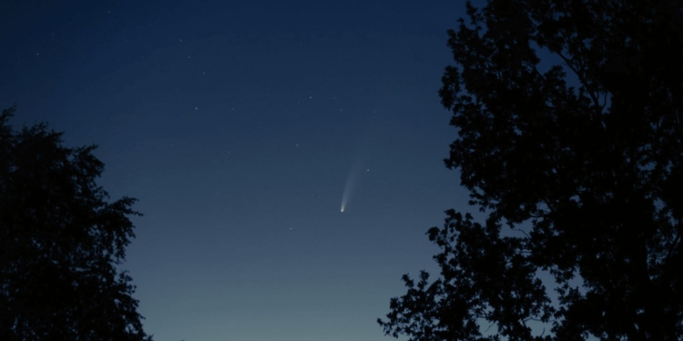 meteoor UFO vallende ster lucht hemel heelal