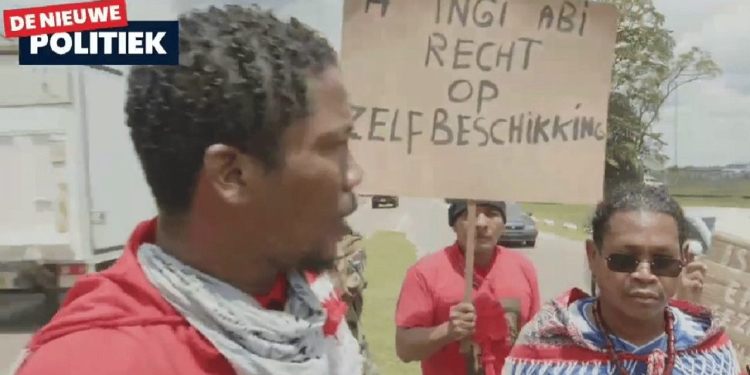 protest inheemsen komst rutte