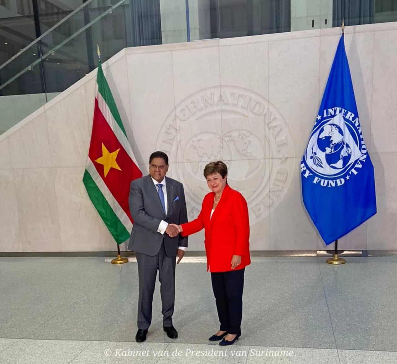 Managing director IMF doet toezegging voor herzien IMF-akkoord met Suriname