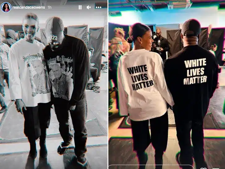 Kanye West draagt ‘White Lives Matter’ shirt bij Yeezy Fashion Show