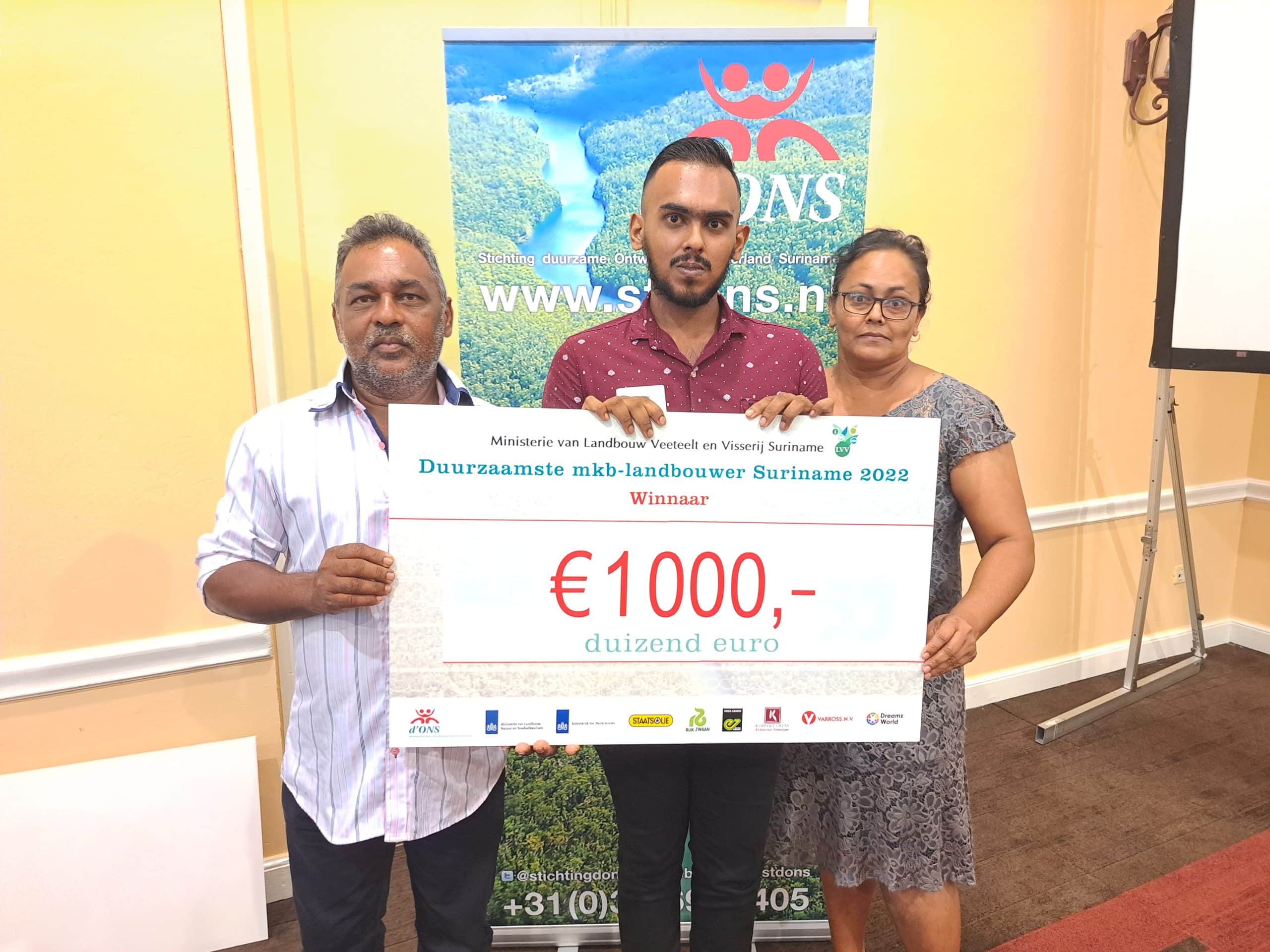 Zudo Fruits en Fresh Quality Agribusiness winnen prijs voor beste duurzame landbouwbedrijven
