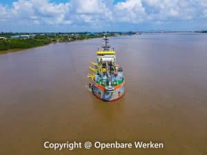 Baggerproject Surinamerivier fase 2 start deze maand