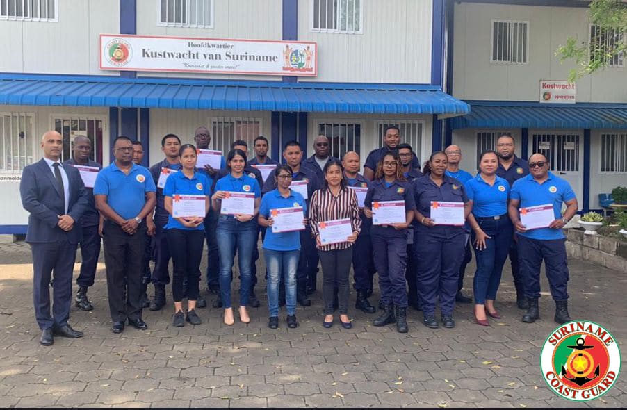 Training personeel moet Kustwacht Suriname verder professionaliseren