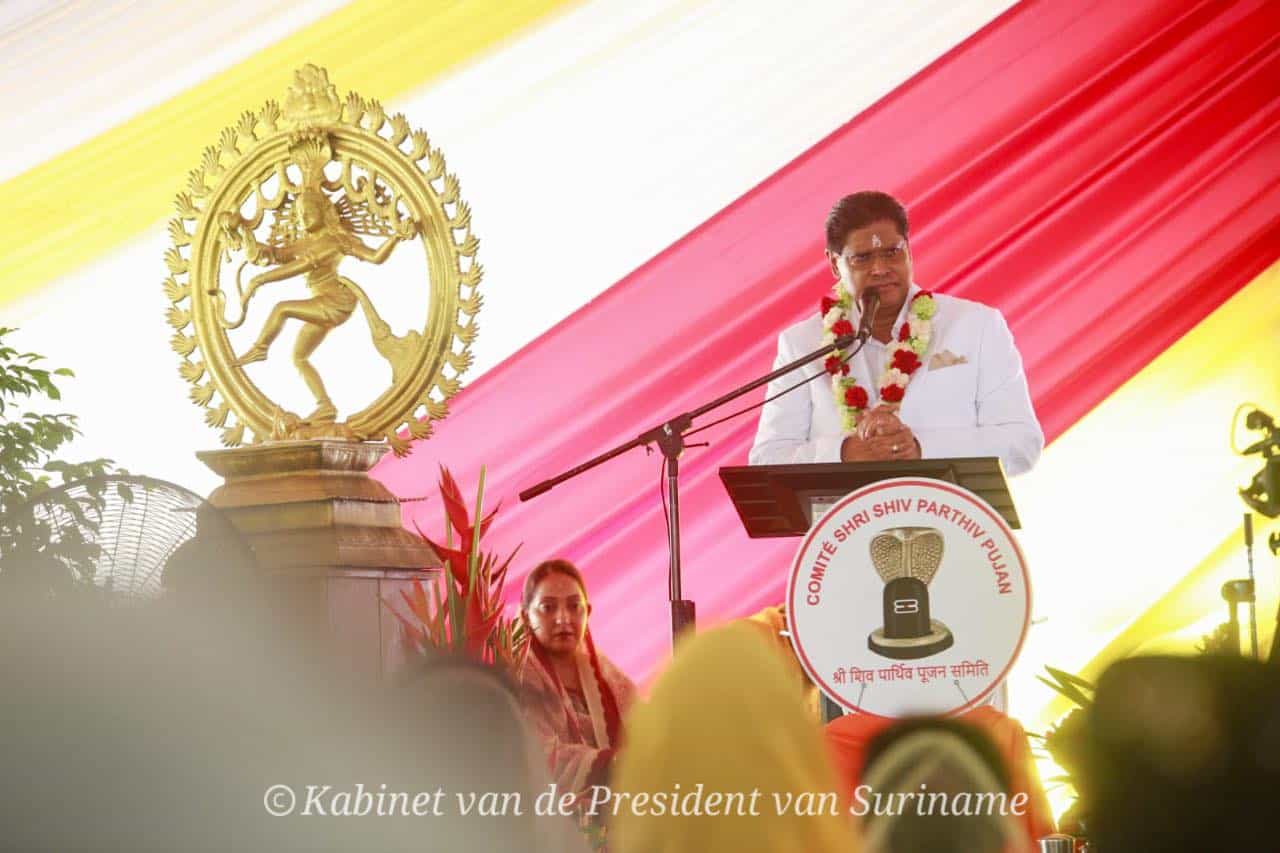 Santokhi roept op tot natievorming tijdens Shri Shiv Parthiv Pujan Samaroh