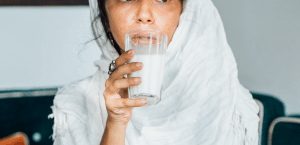 vrouw drinken melk | GFC