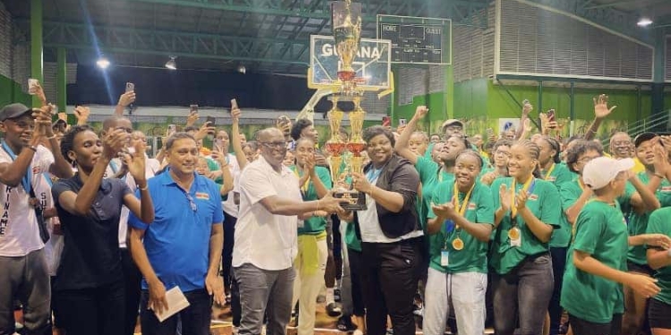 Suriname heeft de Inter Guyanese Spelen gewonnen in Guyana