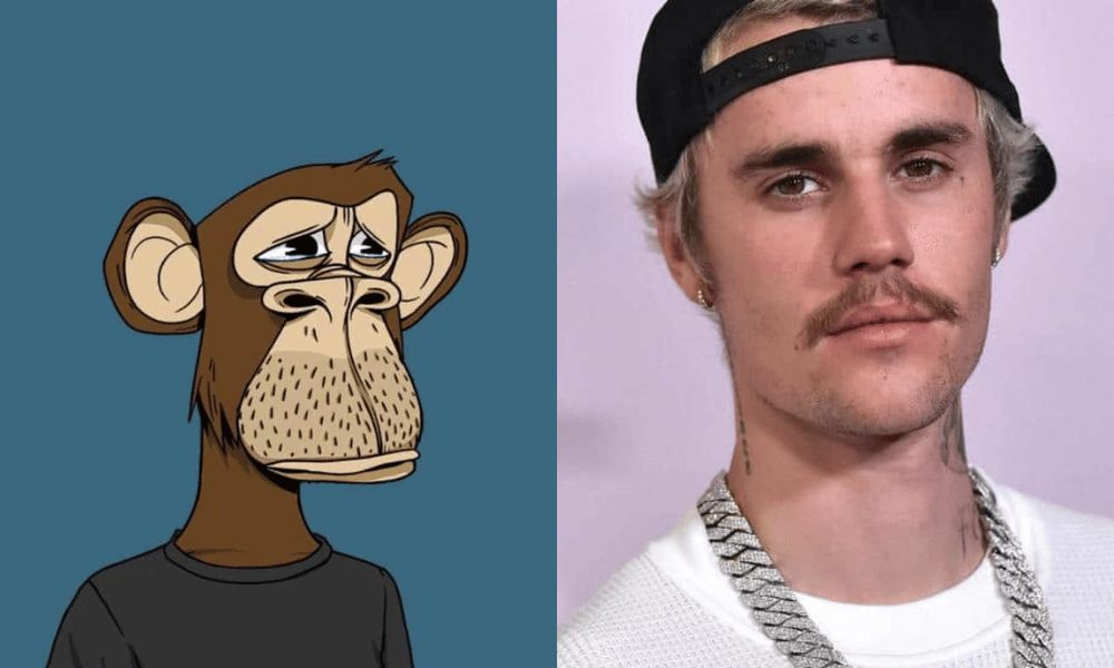 Justin Bieber betaalde US$ 1,3 miljoen voor een Bored Ape NFT, nu gekelderd naar US$ 69.000
