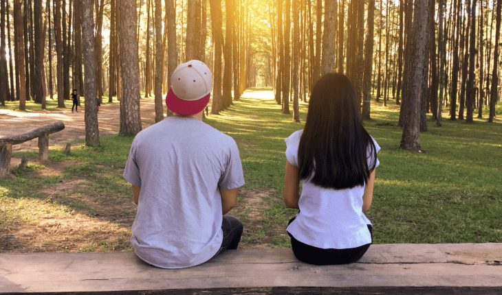 koppel stel relatie liefde man vrouw park | GFC