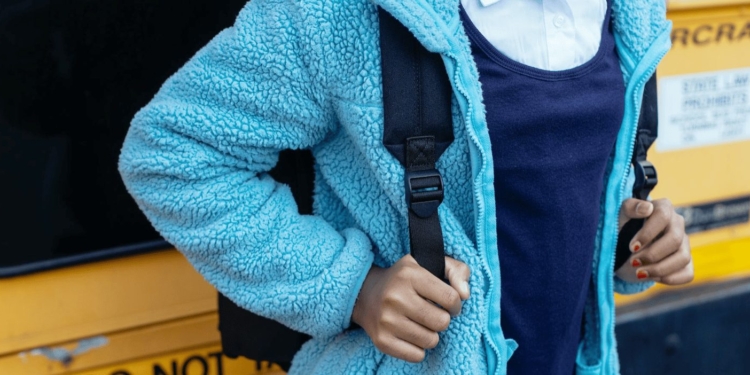 meisje kind school tas