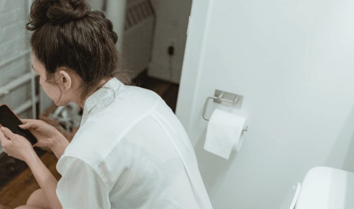Toilet vrouw