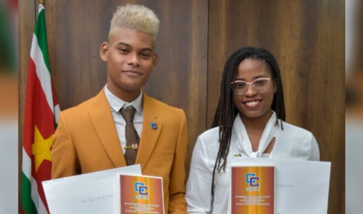 Matai Zamuel en Fay King nieuwe Caricom jeugdambassadeurs voor Suriname 768x432 1 | GFC