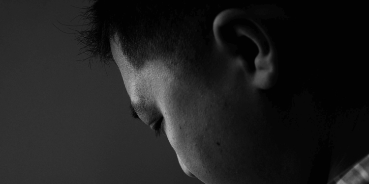verdrietig man