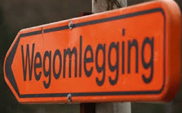 wegomlegging wegaflsuiting