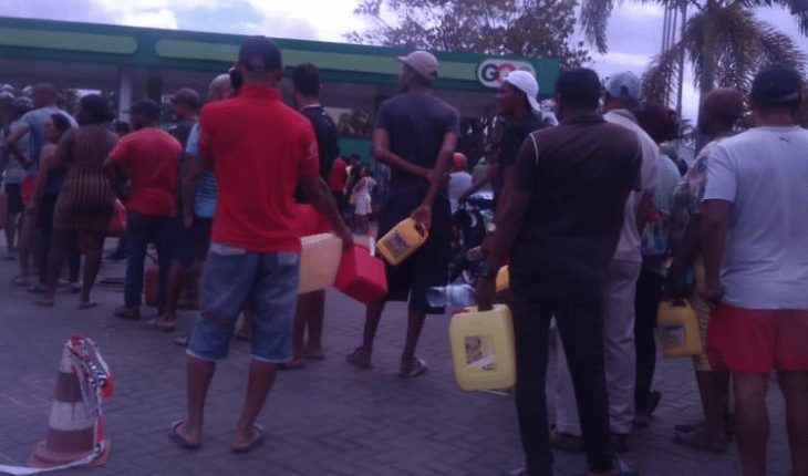 Benzine opslaan jerrycan