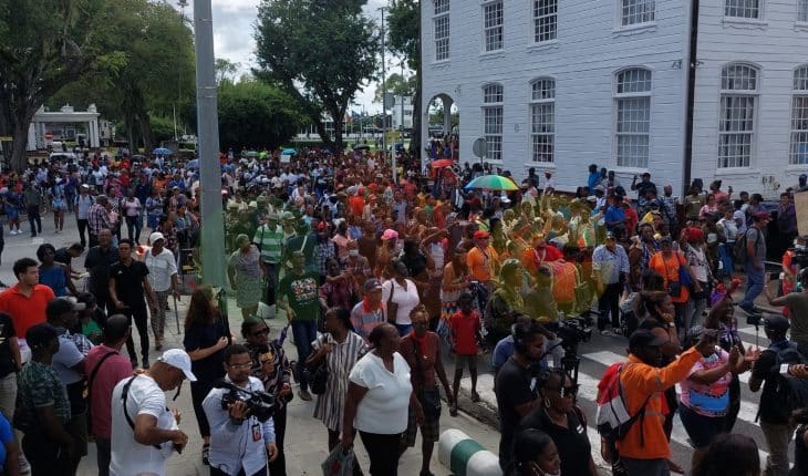 Protest Suriname