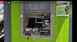 protest pinautomaten vernield | GFC